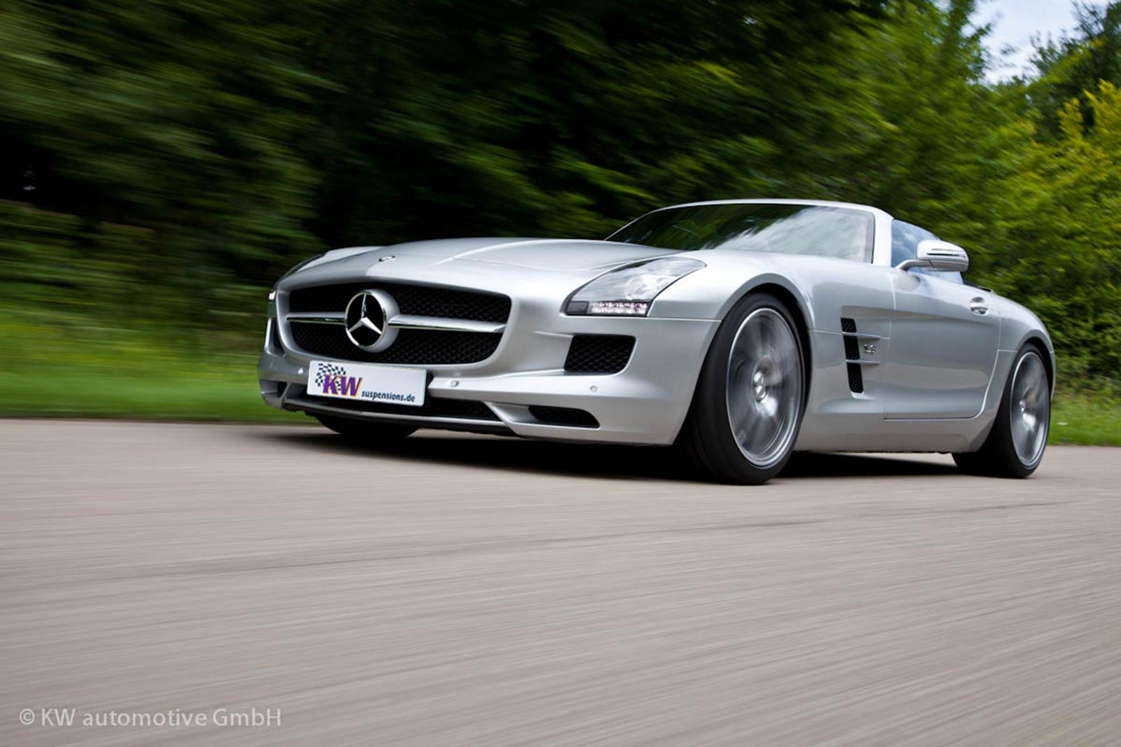 KW DDC - ECU coilovers inox MERCEDES-BENZ SLS AMG Roadster (R197) 06/2011-