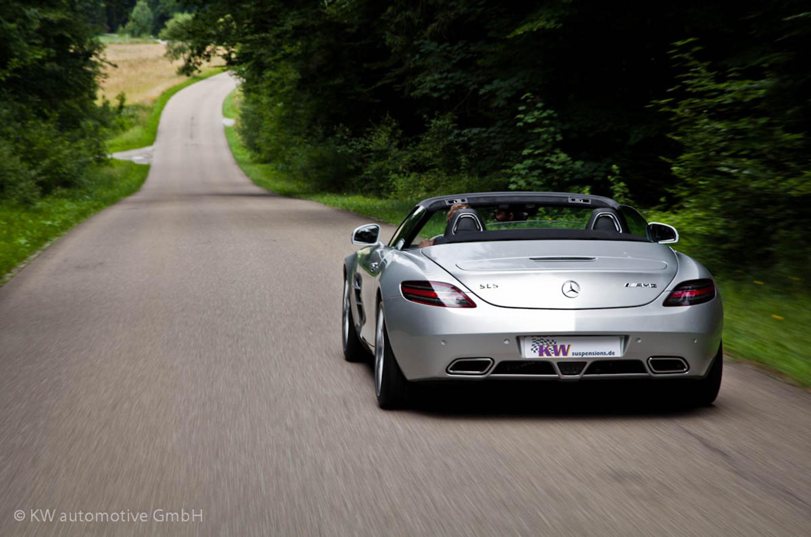 KW DDC - ECU coilovers inox incl. HLS 4 MERCEDES-BENZ SLS AMG Roadster (R197) 06/2011-