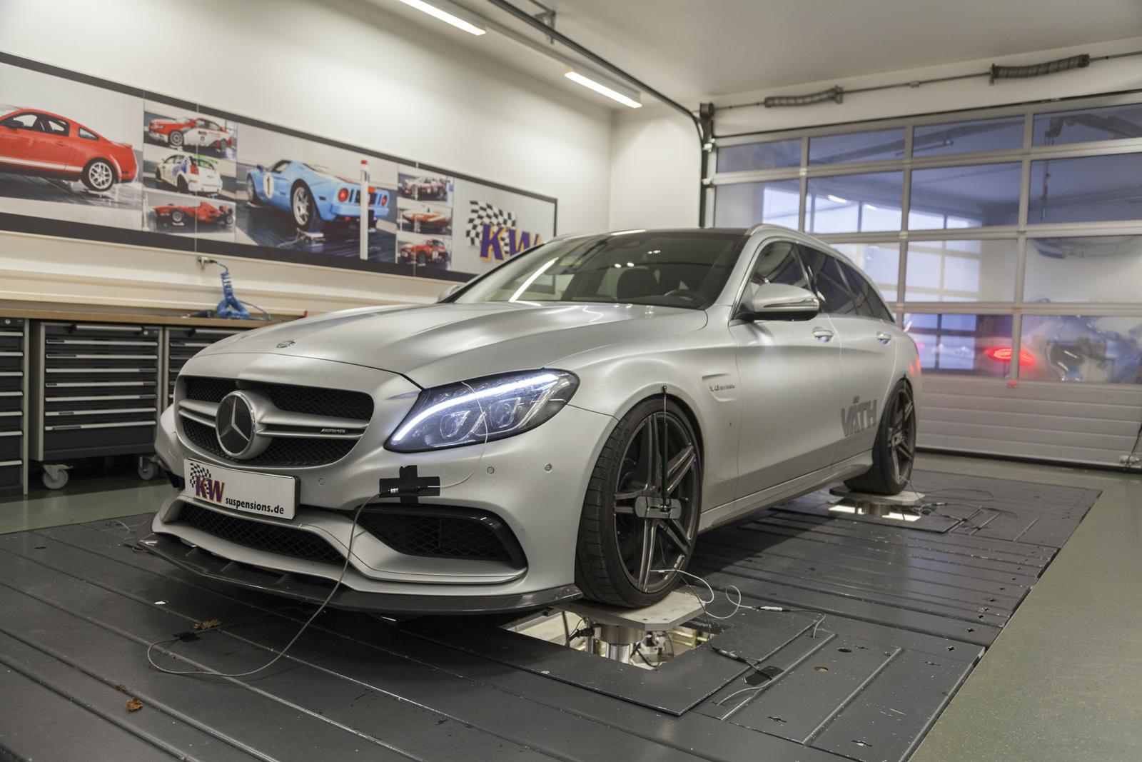 KW Coilover suspension V3 inox MERCEDES-BENZ C-CLASS T-Model (S205) 09/2014- (35225084)