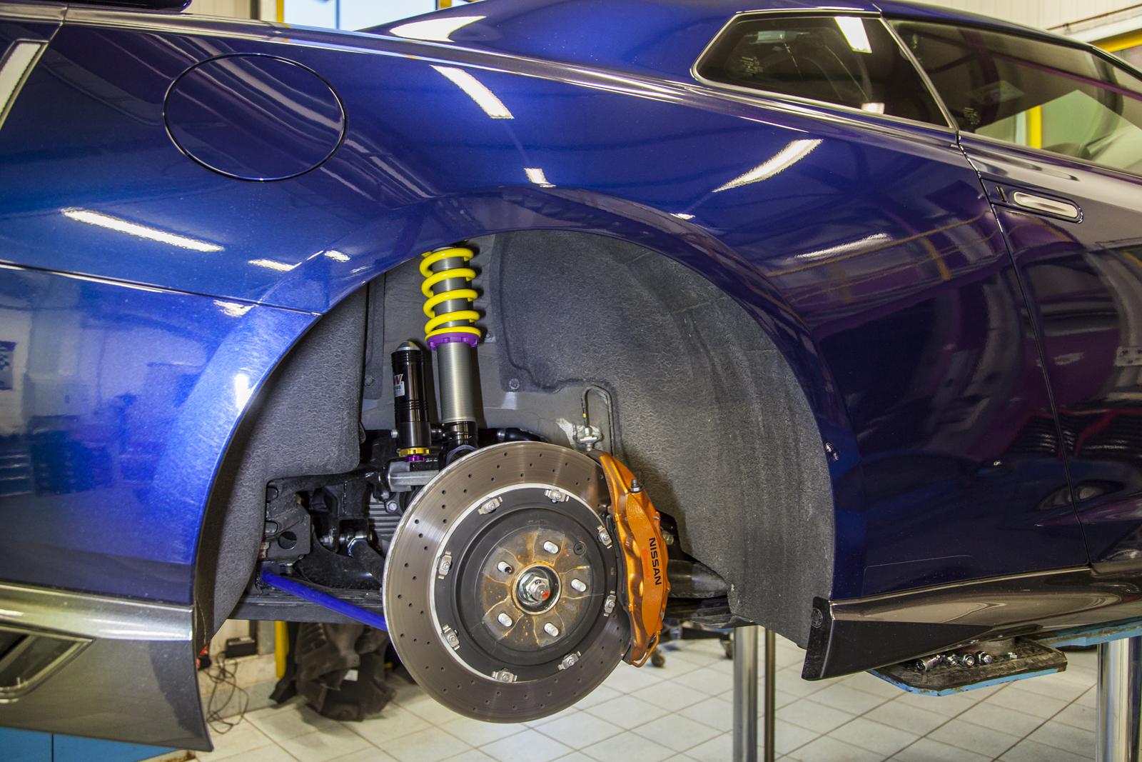 KW Coilover suspension V3 inox (incl. deactivation for electronic dampers) NISSAN GT-R (R35) 12/2007-