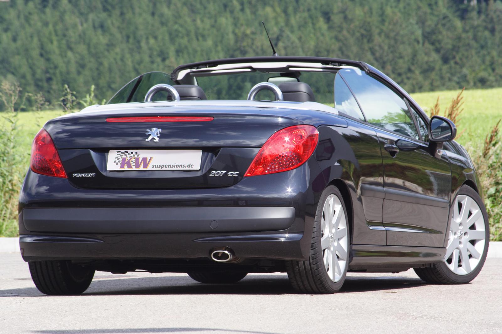 KW Coilover suspension V3 inox PEUGEOT 207 CC (WD_) 02/2007-01/2015