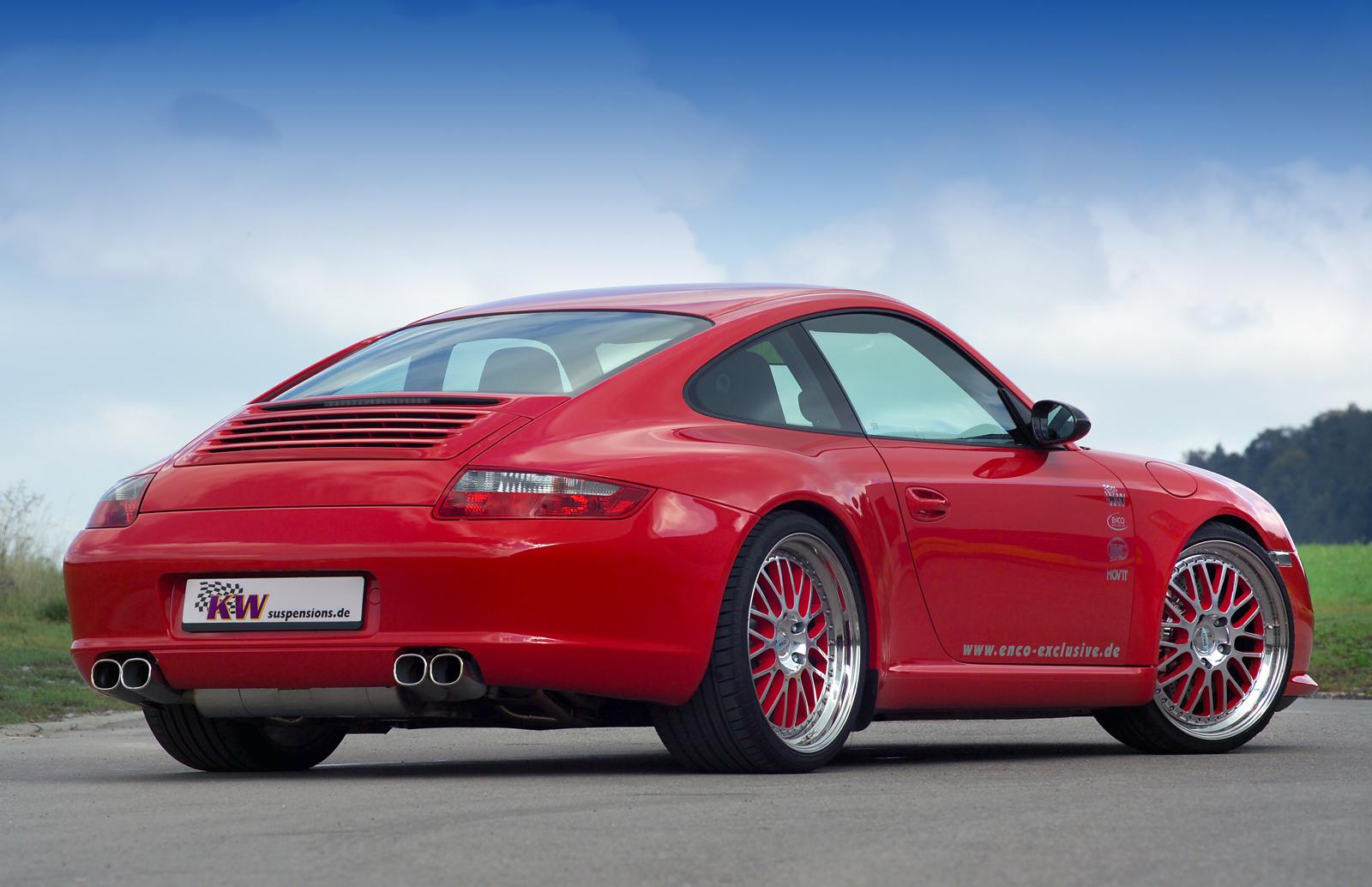 KW DDC - ECU coilovers inox PORSCHE 911 (997) 07/2004-12/2013