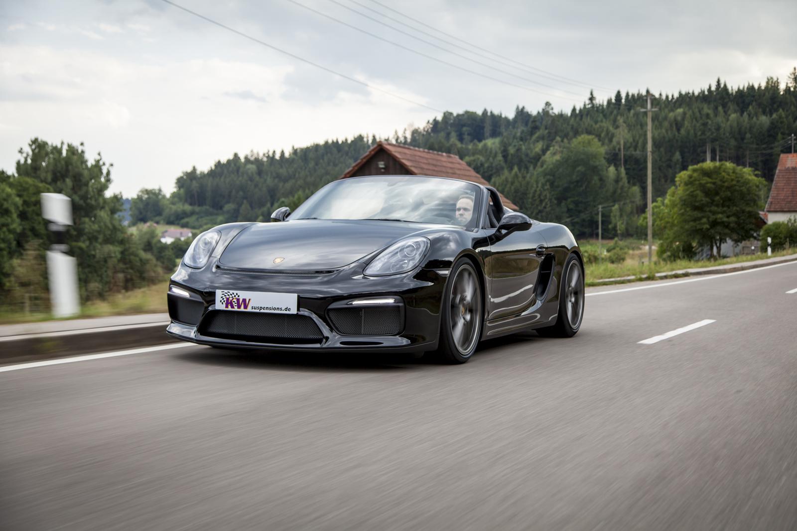 KW Coilover suspension V3 inox (incl. deactivation for electronic dampers) PORSCHE BOXSTER (981) 04/2012-