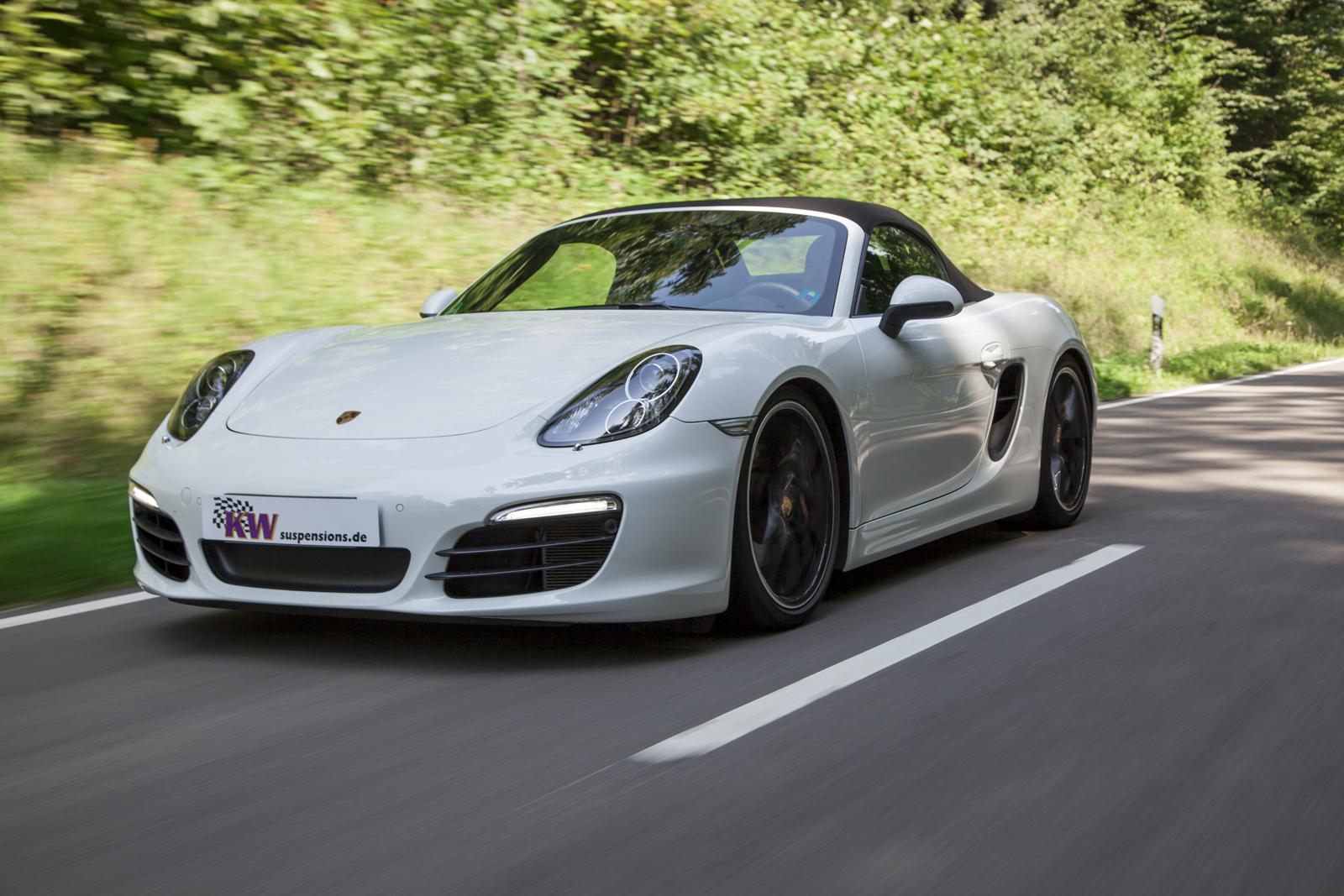 KW Coilover suspension V3 inox PORSCHE BOXSTER (981) 04/2012-