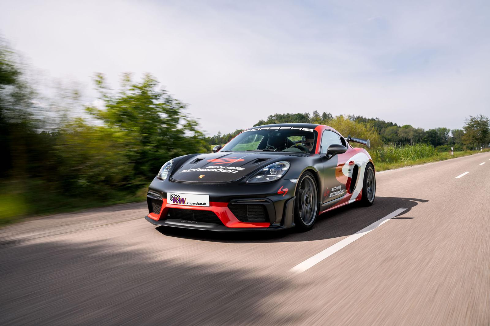 KW Coilover Suspension V4 Racing for 718 CAYMAN (982) 04/2016-