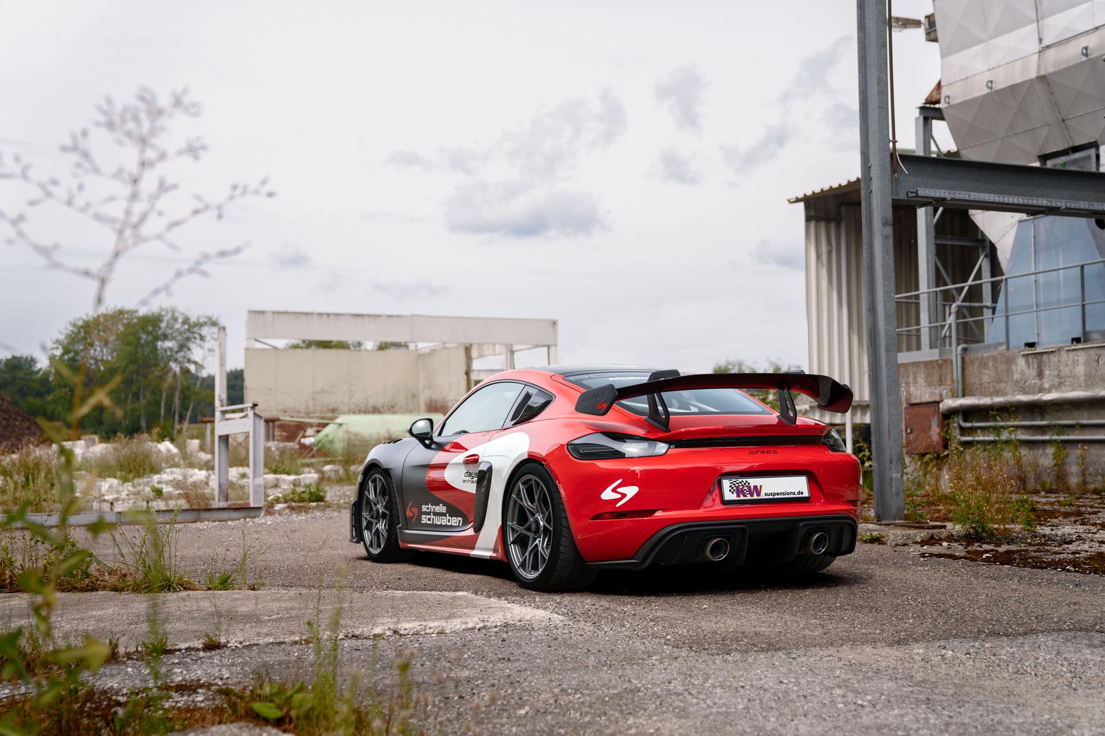 KW Coilover Suspension V4 Racing for 718 CAYMAN (982) 04/2016-