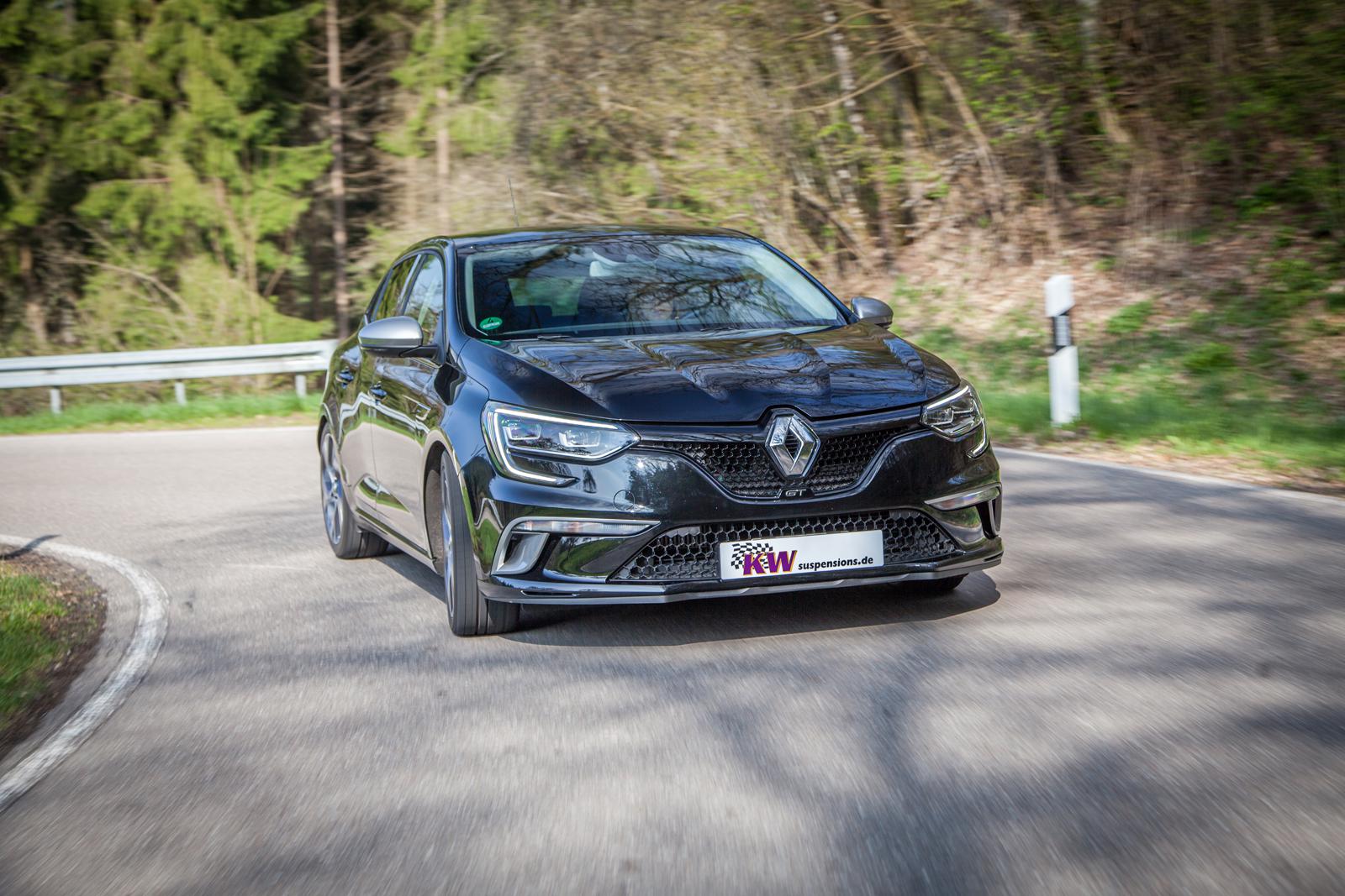 KW Coilover suspension V2 inox RENAULT MEGANE IV Hatchback (B9A/M/N_) 11/2015-