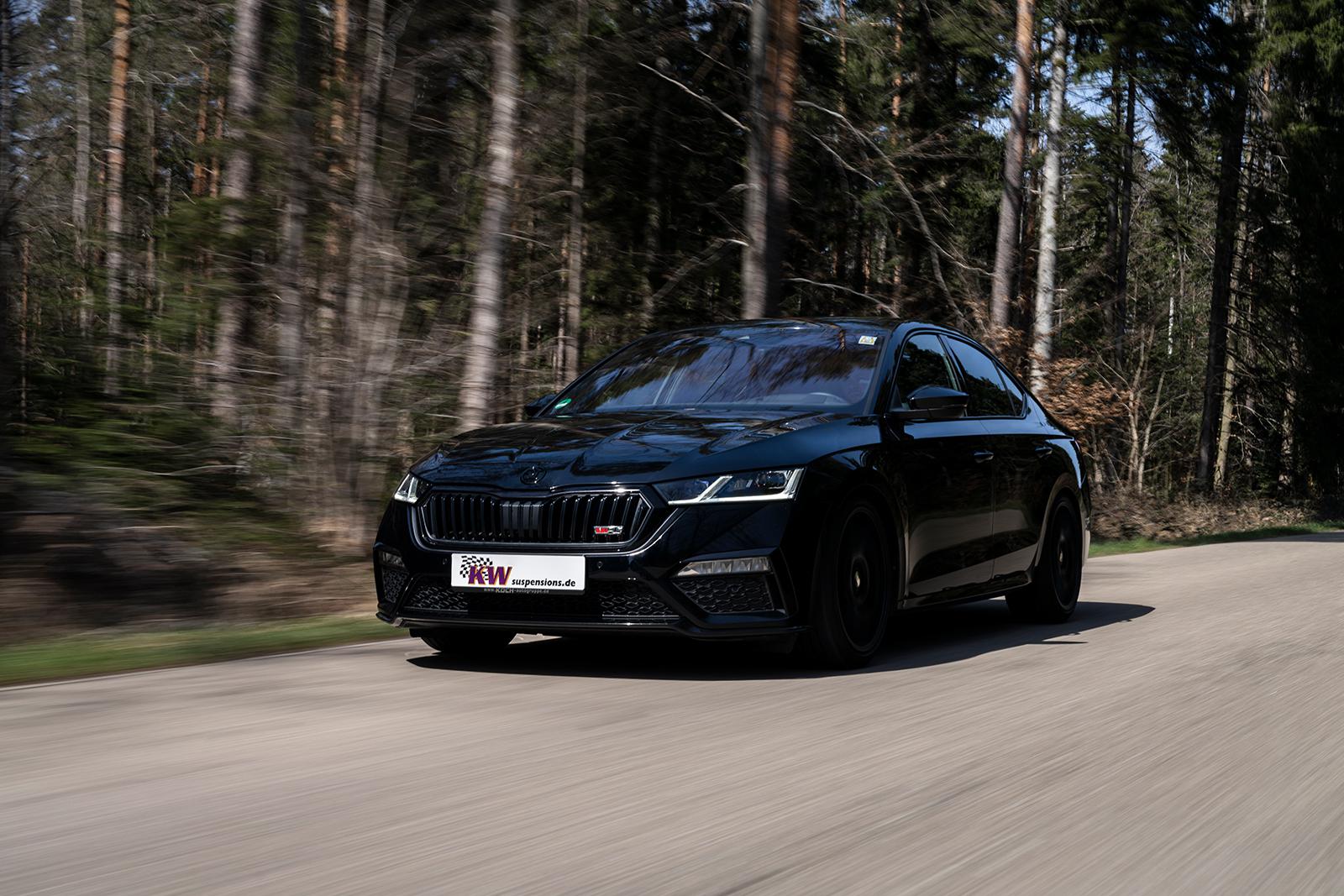 KW Coilover suspension V3 inox (incl. deactivation for electronic dampers) SKODA OCTAVIA IV Combi (NX5) 11/2019- (35282026)