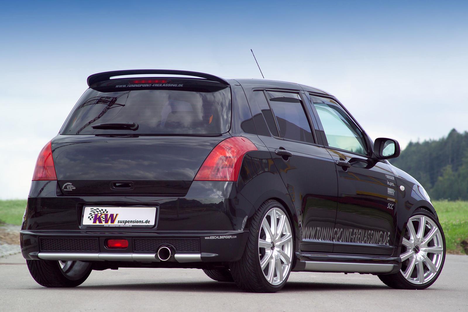 KW Coilover suspension V1 inox SUZUKI SWIFT III (MZ, EZ) 02/2005-