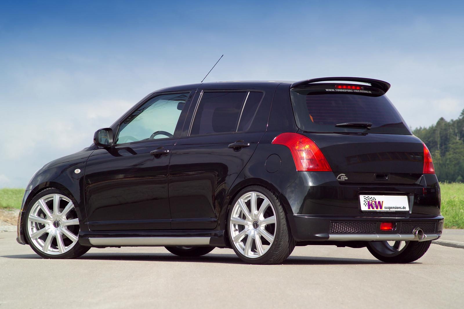 KW Coilover suspension V1 inox SUZUKI SWIFT III (MZ, EZ) 02/2005-