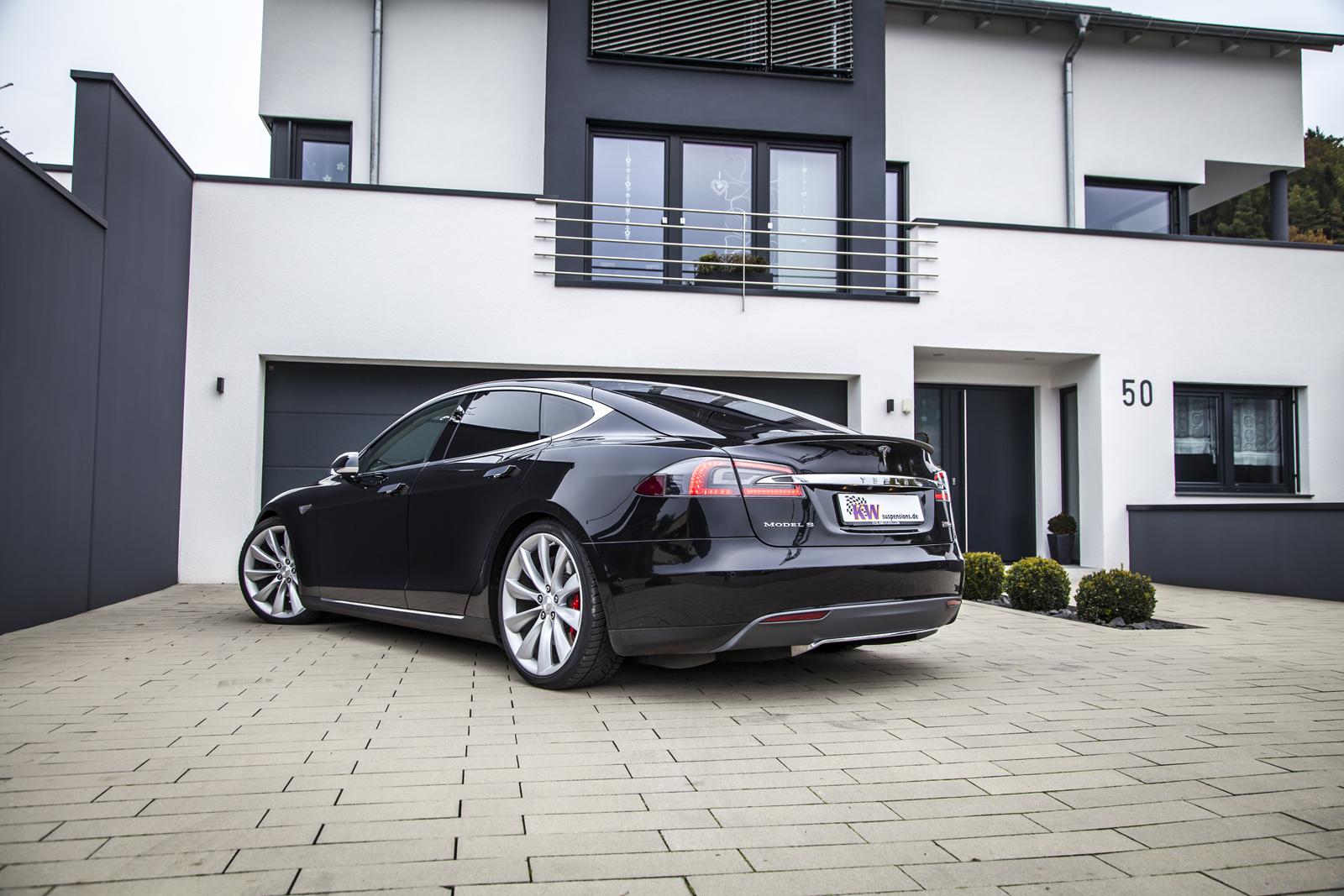 KW DDC - ECU coilovers inox TESLA MODEL S (5YJS) 09/2012-