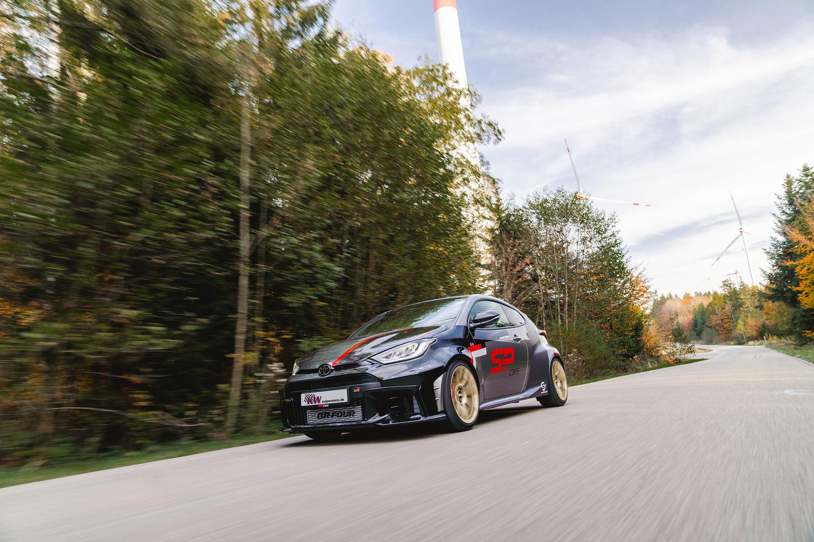 KW Coilover Suspension V3 inox for Toyota Yaris