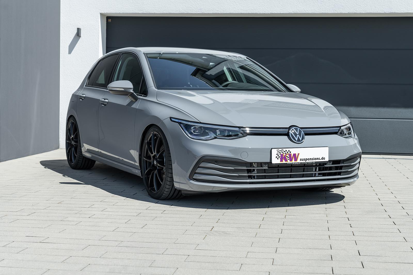 KW Coilover suspension V1 inox (incl. deactivation for electronic dampers) VW GOLF VIII (CD1) 07/2019- (102800CU)