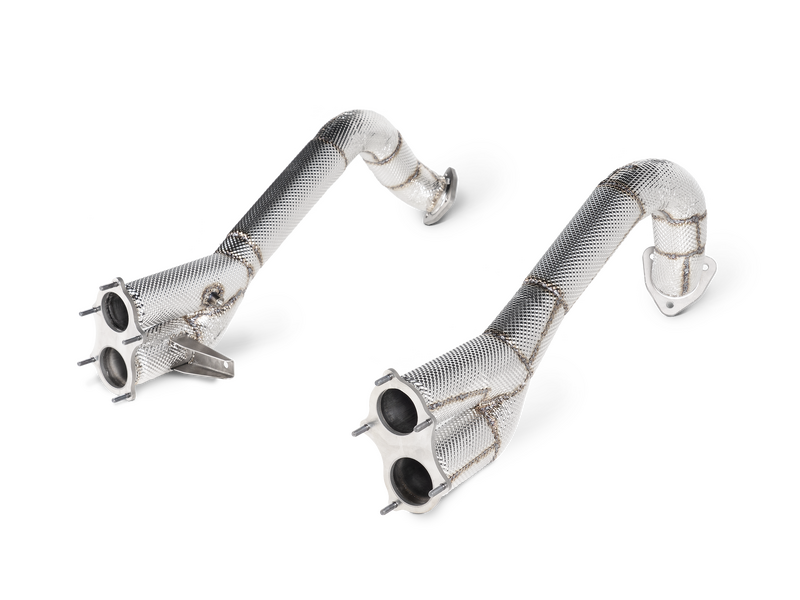 Akrapovic Porsche 718 Cayman GT4 Link Pipe Set (Titanium) 2020+