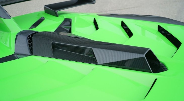 Lamborghini Aventador SVJ | Roof-Air-Guide (Visible Carbon)