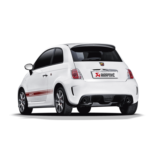 Akrapovic Slip-On Line (SS) for Abarth 595 Comp without Tailpipes