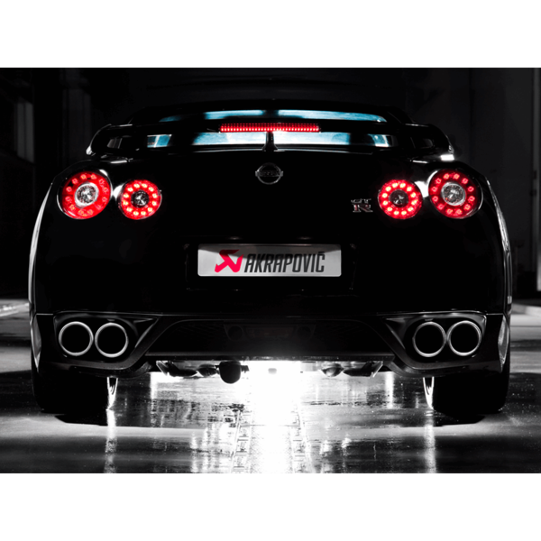 Akrapovic Evolution Line (Titanium) for Nissan GT-R R35 with Carbon Tailpipes