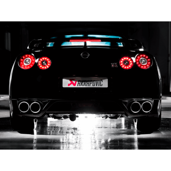 Akrapovic Slip-On Line (Titanium) for Nissan GT-R R35 with Carbon Tailpipes