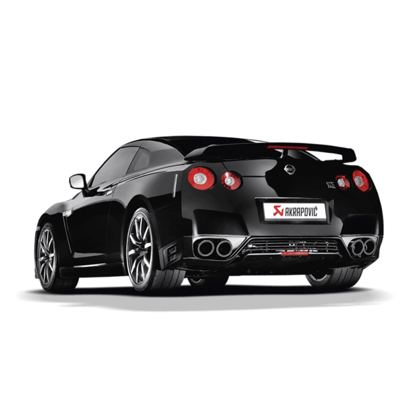 Akrapovic Slip-On Line (Titanium) for Nissan GT-R R35 with Carbon Tailpipes