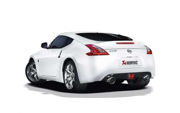 Akrapovic Slip-On Line (SS) for Nissan 370Z with Carbon Fibre Tailpipes