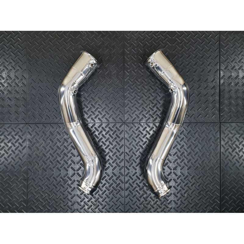 Redstar Inconel Competition (Catless) (Heat Shielded) Downpipes for Mclaren GT