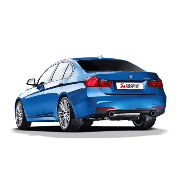 Akrapovic Evolution Line (SS) for BMW 335i (F30, F31) and 435i (F32) including Carbon Tailpipes and Link Pipe