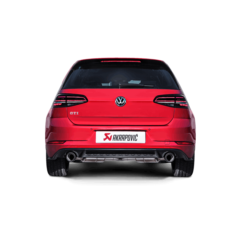 Akrapovic Slip-On Race Line (Titanium) - VW Golf GTi Mk7 FL