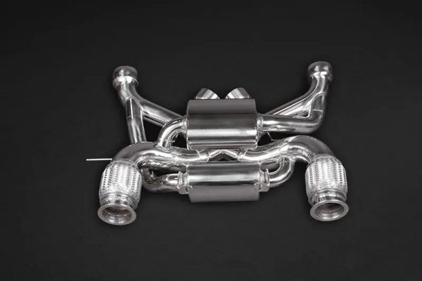 Capristo Exhaust System (With Cat Delete Pipes & Heat Blankets) To Suit Mclaren 720s - 02ML11003013