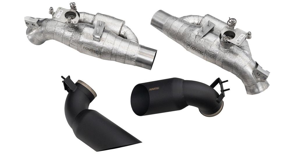 Novitec Ferrari 812 Competizione Power Optimised Exhaust System with Flap-Regulation - Stainless Steel