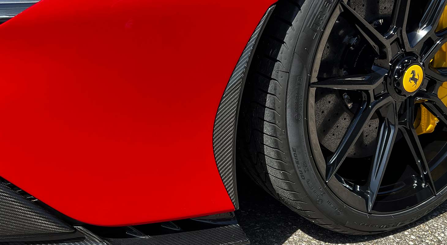 Novitec Ferrari SF90 Stradale/Spider | Frontbumper Attachment Lateral - Visible Ferrari Carbon