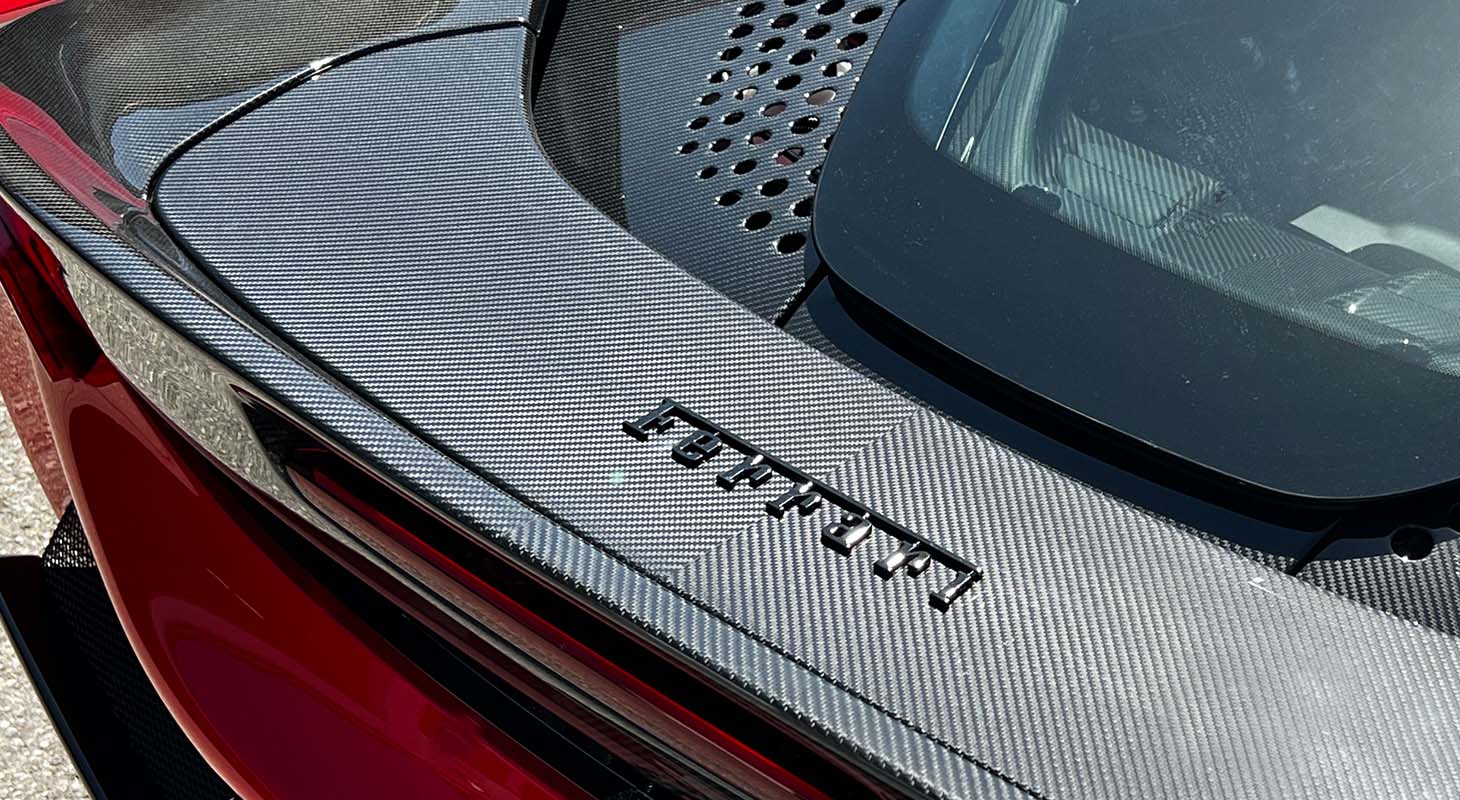 Novitec Ferrari SF90 Stradale/Spider | Rear Spoiler - Visible Ferrari Carbon
