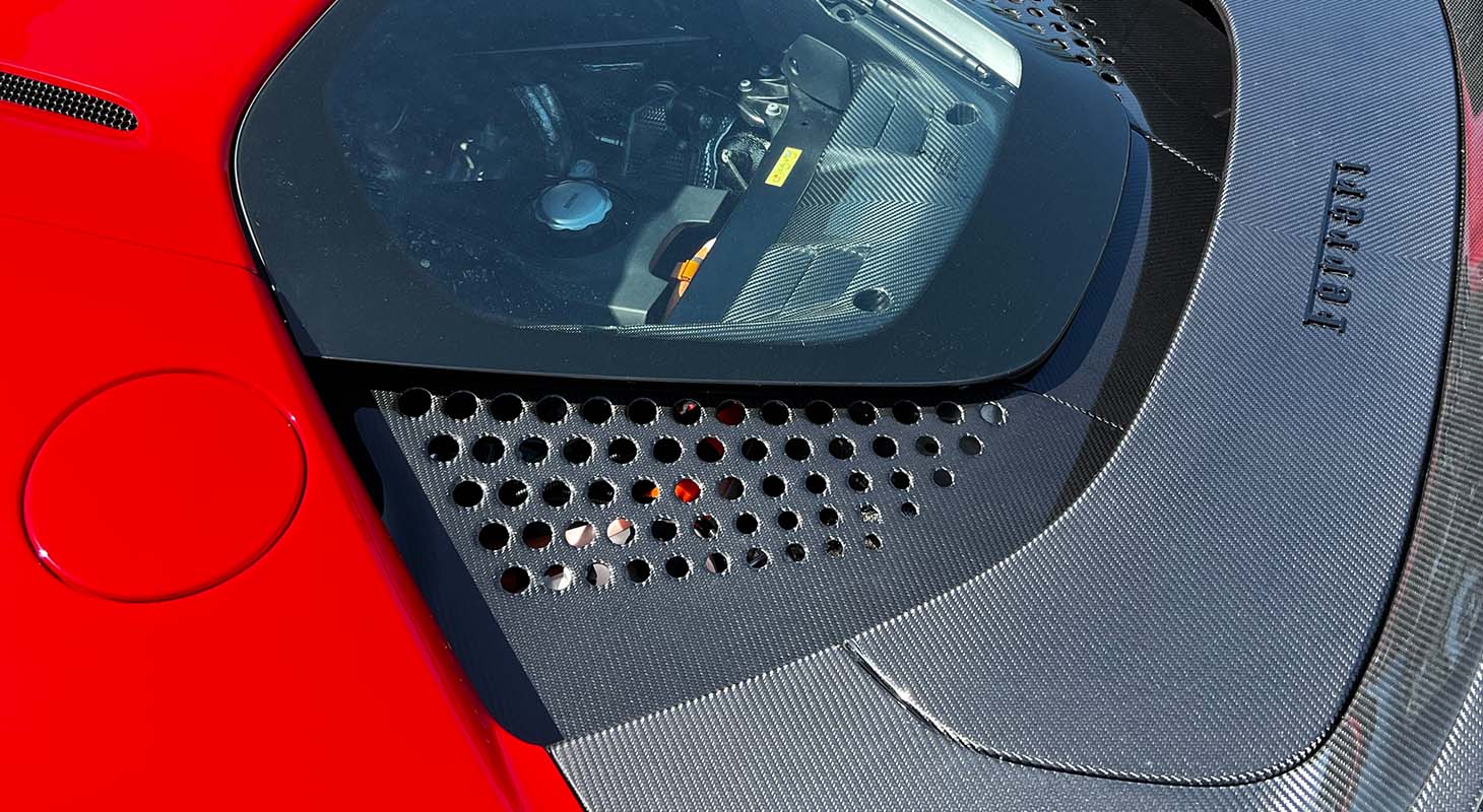 Novitec Ferrari SF90 Spider | Cover Boot Lid - Visible Ferrari Carbon