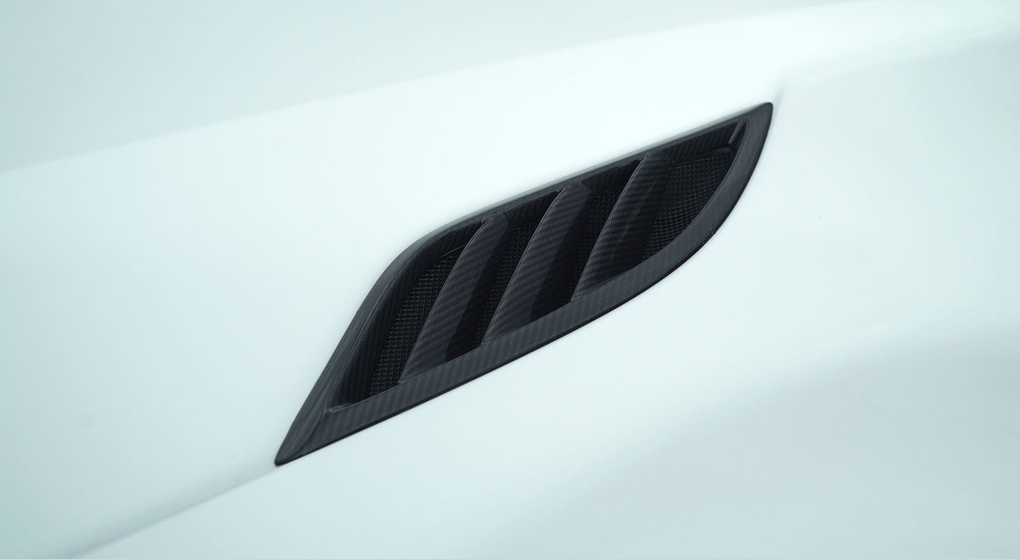Novitec Ferrari Portofino/M | Insert For Air Outlet Engine Bonnet - Visible Ferrari Carbon