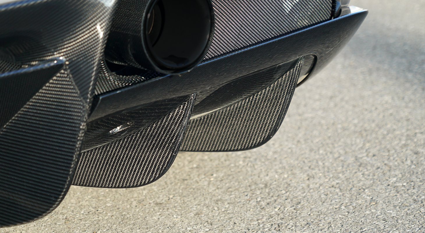 Novitec Ferrari F8 Tributo/Spider | Diffusor-Fins - Visible Ferrari Carbon