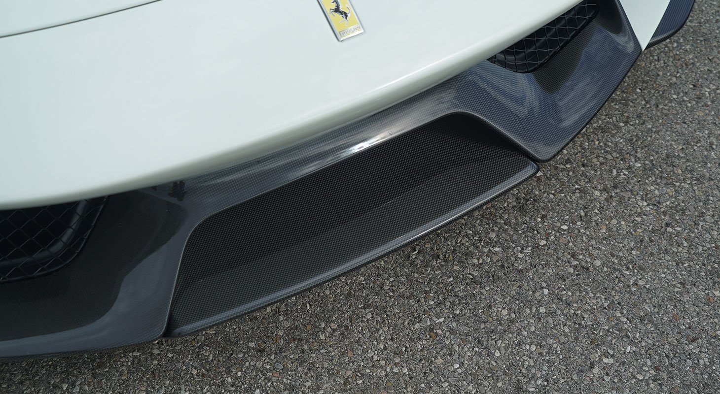 Ferrari 488 Pista/Spider | Novitec Front Strut - Visible Ferrari Carbon