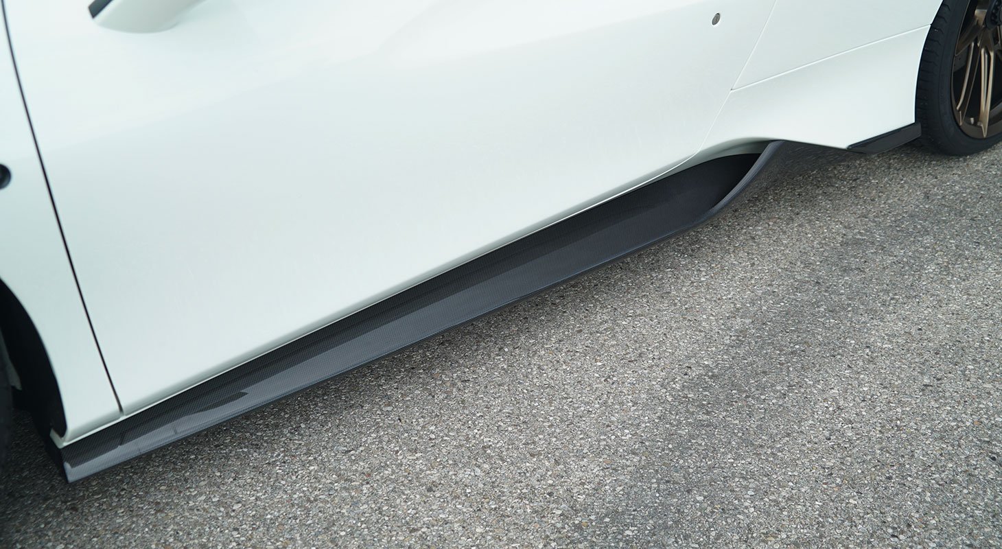Ferrari 488 Pista/Spider | Novitec Side Panels Set - Visible Ferrari Carbon