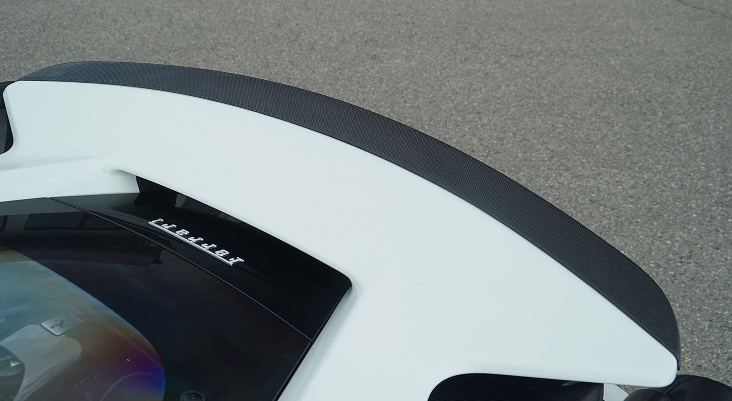 Ferrari 488 Pista/Spider | Novitec Rear Spoiler Lip - Visible Ferrari Carbon