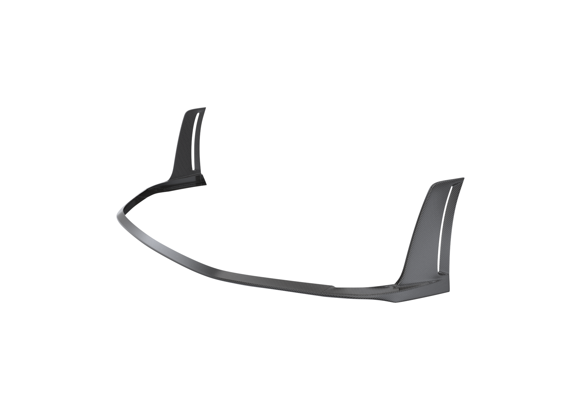 PORSCHE 992 GT3RS CARBON FIBER FRONT LIP WITH UPRIGHTS