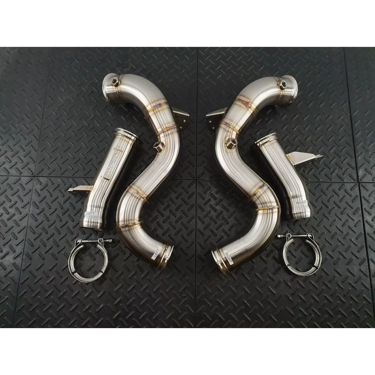 Redstar Mercedes W222 S63 M177 Downpipes