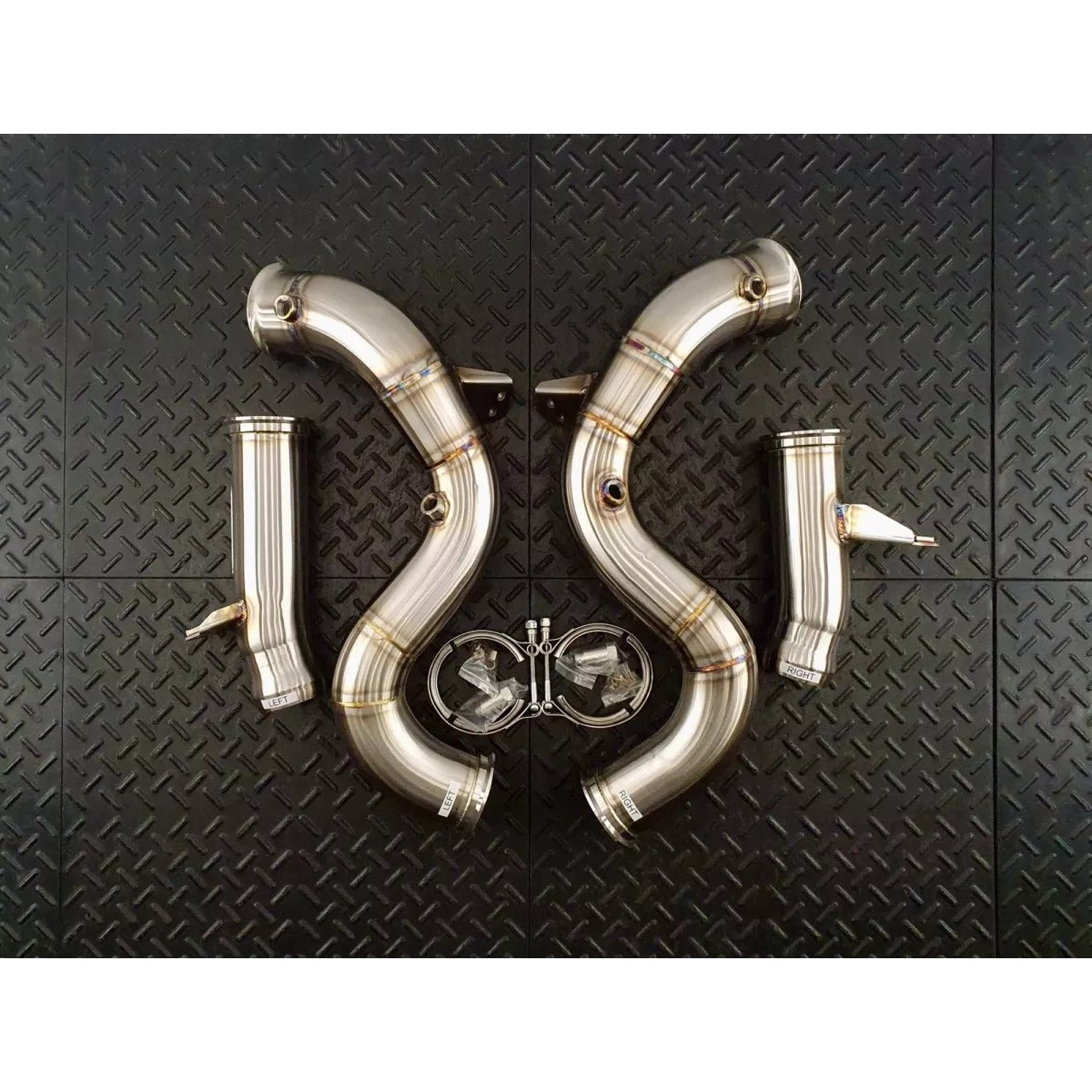 Redstar Mercedes W222 S63 M177 Downpipes