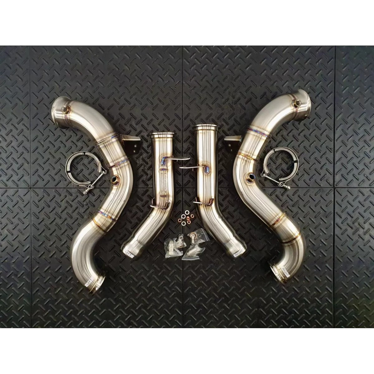Redstar Mercedes C63 Facelift W205 Downpipes