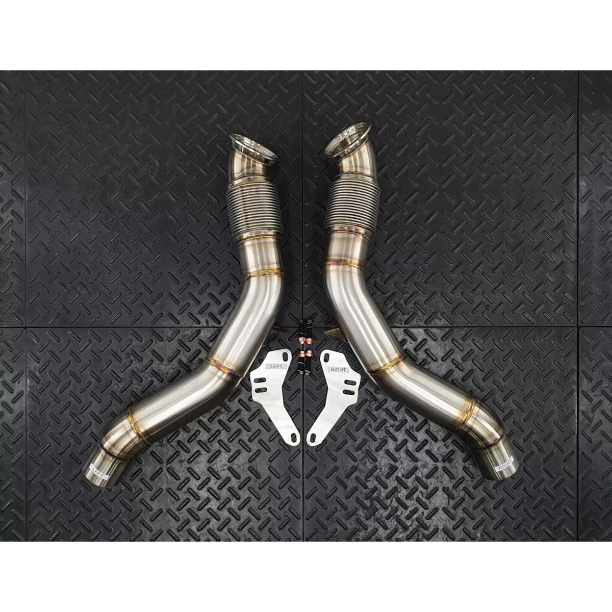 Redstar Ferrari 488 Downpipes