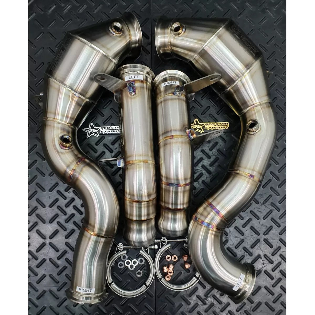 Redstar Mercedes GLC63 X253 Downpipes