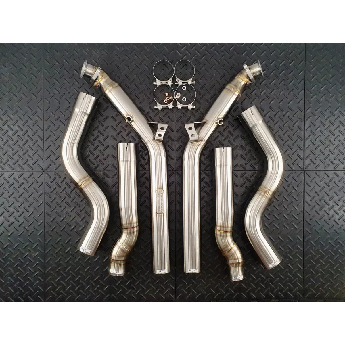 Redstar Mercedes W212 E500 / E550 M273 Downpipes
