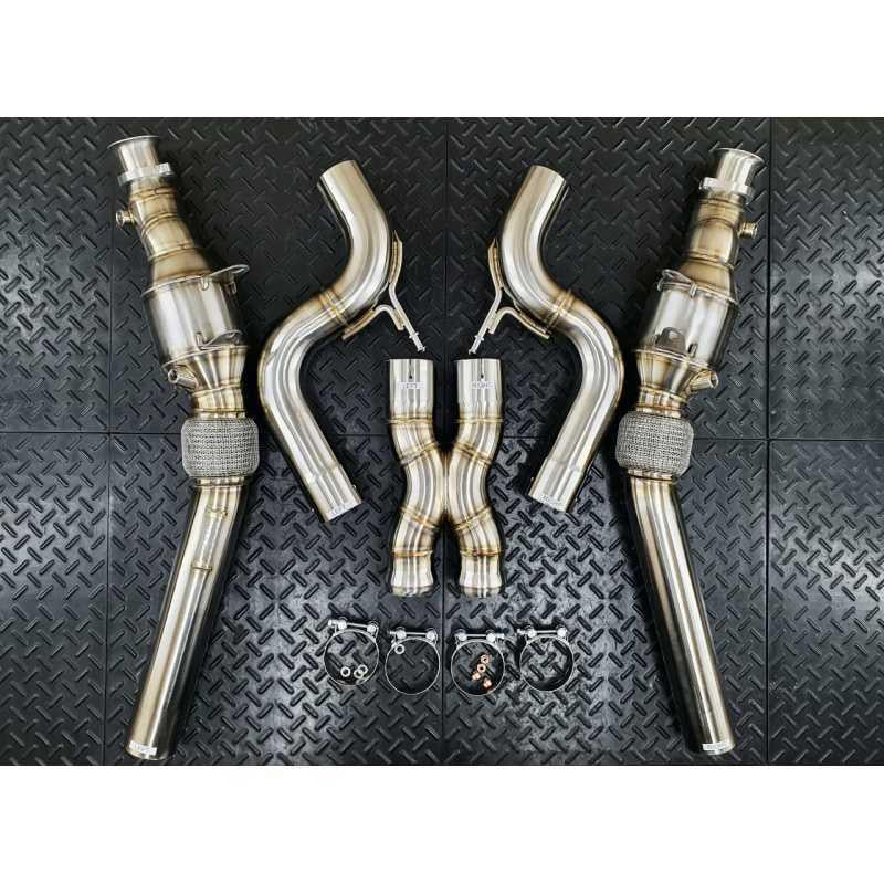 Redstar Mercedes W212 E500 / E550 M273 Downpipes