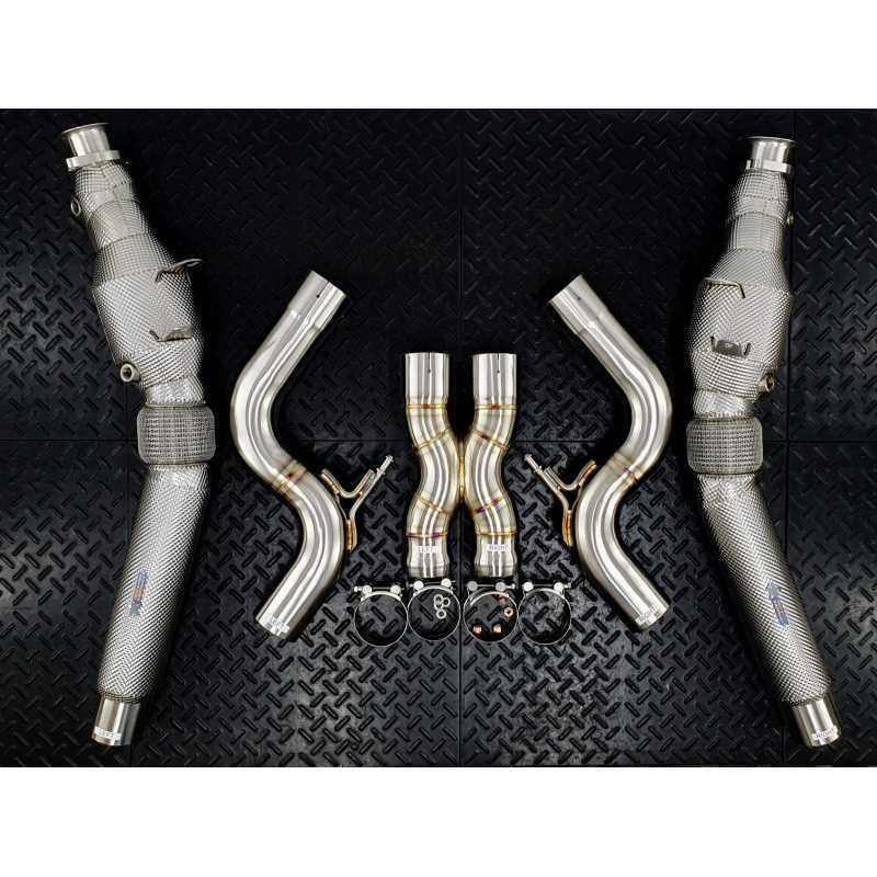 Redstar Mercedes W212 E500 / E550 M273 Downpipes