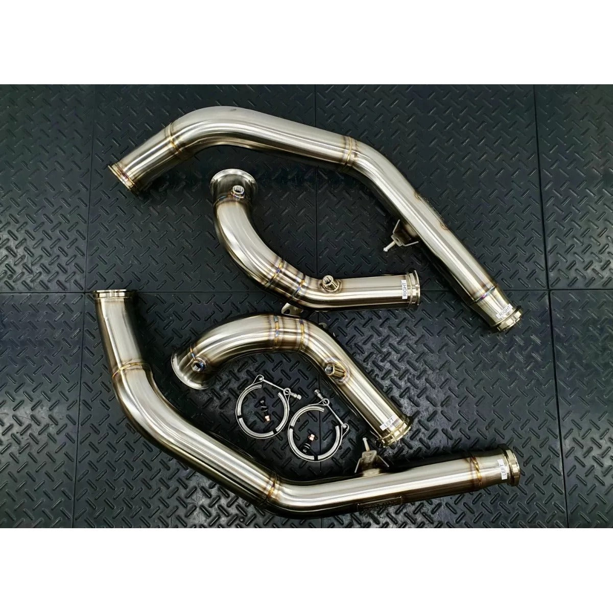 Redstar Mercedes G500 G550 W463A Downpipes