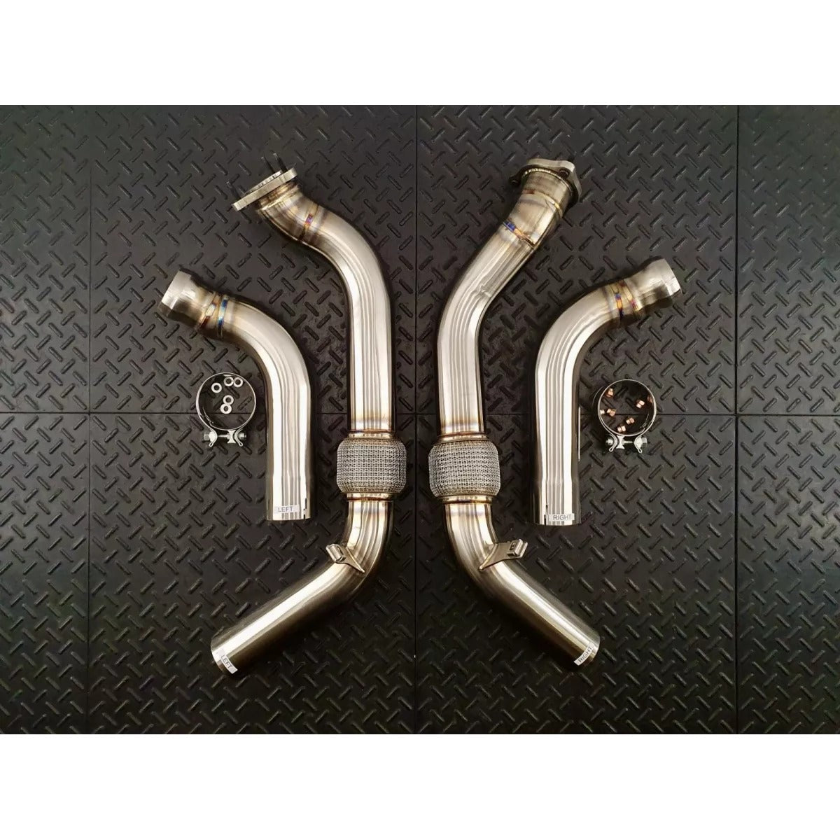 Redstar Porsche 971.1 Panamera 4|4S E-Hybrid Secondary Downpipes