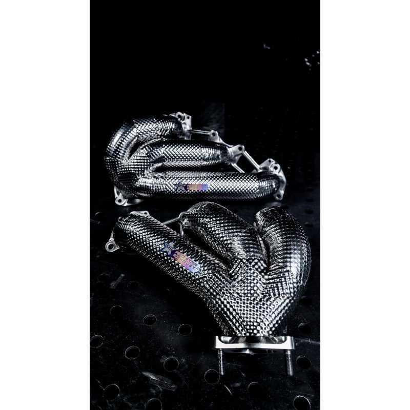 Redstar Stainless Steel (Heat Shielded) Headers for Porsche 997.2 911 Turbo