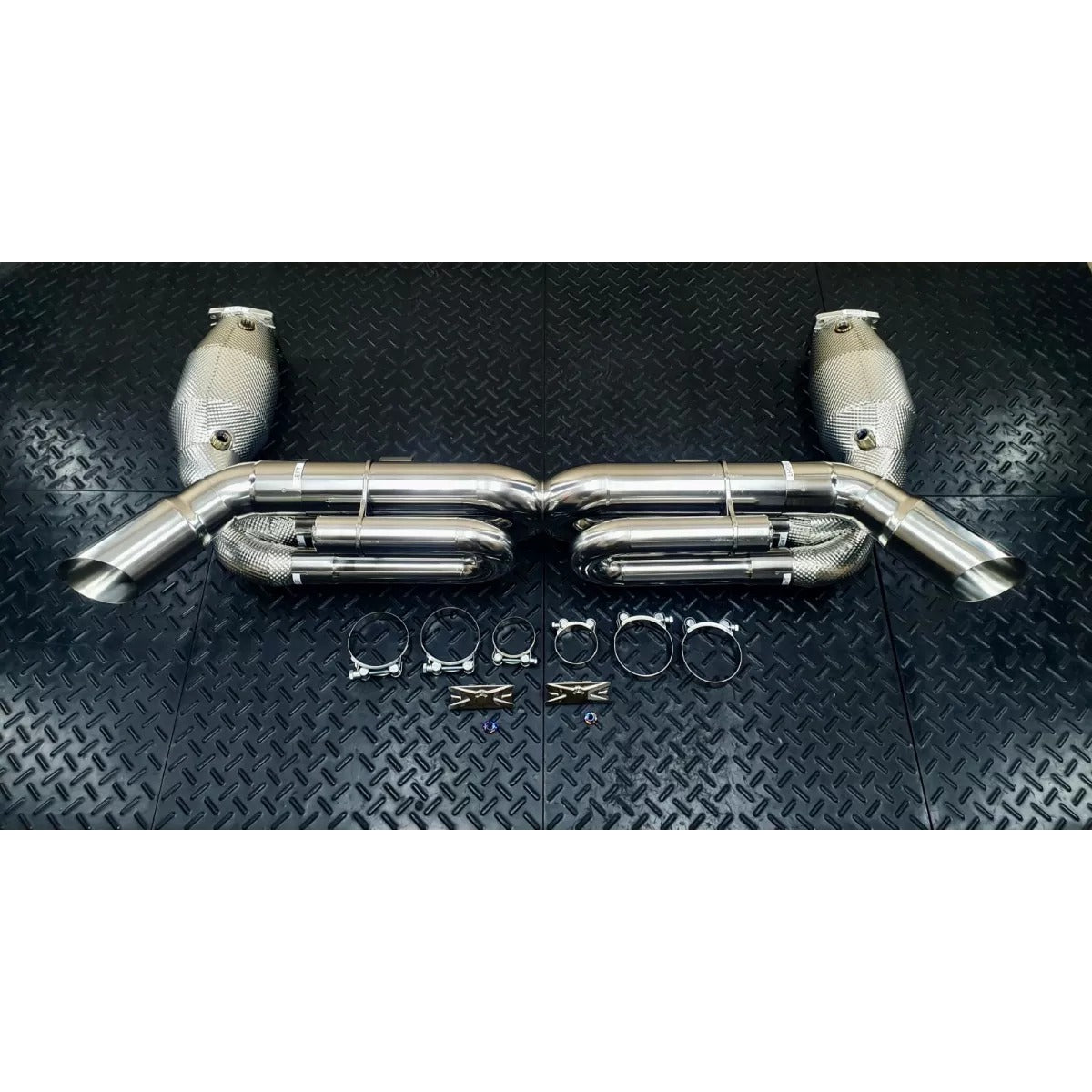 Redstar Porsche 997.1 911 Turbo Exhaust System